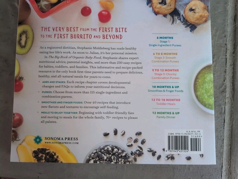 Big Book of Organic Baby Food : Baby Purées, Finger Foods, and Toddler Meals for gallery