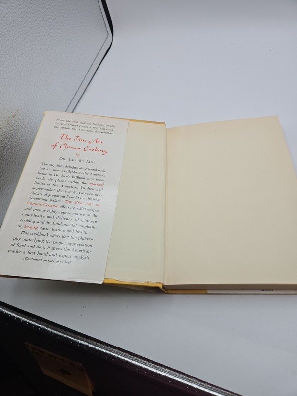 The Fine Art of CHINESE COOKING by Dr. Lee Su Jan (Hardcover, 1962) gallery