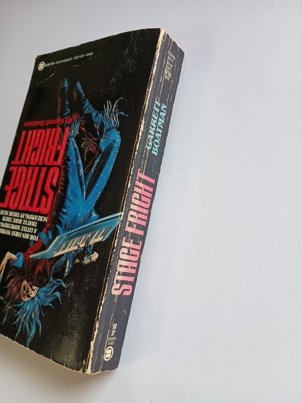 Stage Fright by Garrett Boatman 1st Edition New American Library, 1988 gallery