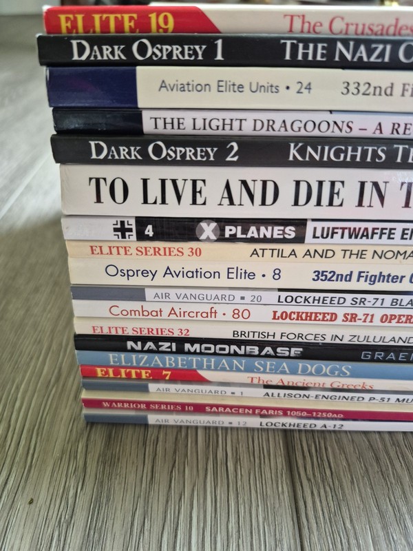 18 Osprey Military history illustrated paperback book LOT mixed series gallery