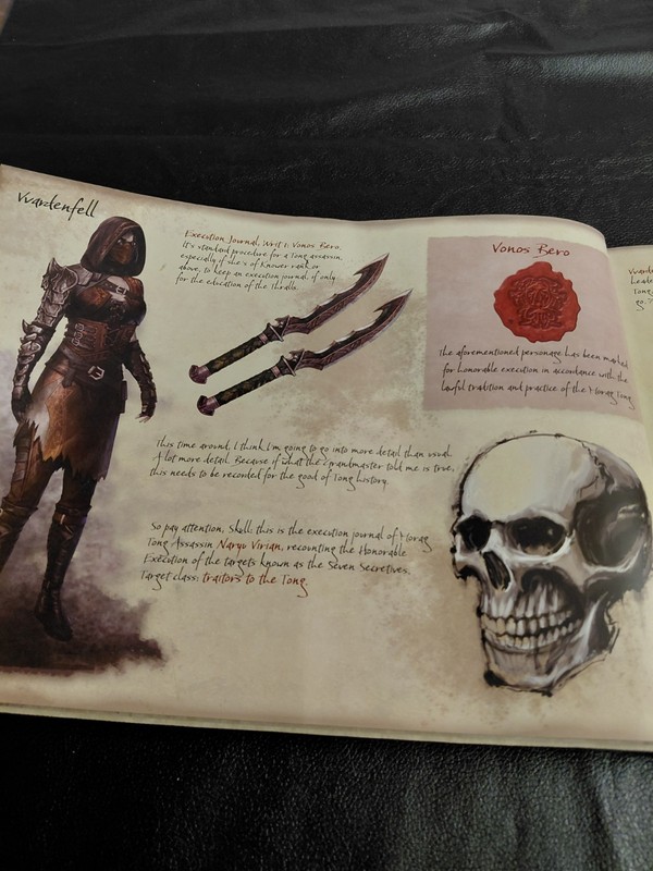 THE ELDERS SCROLLS 2017's collector's edition journal art gallery