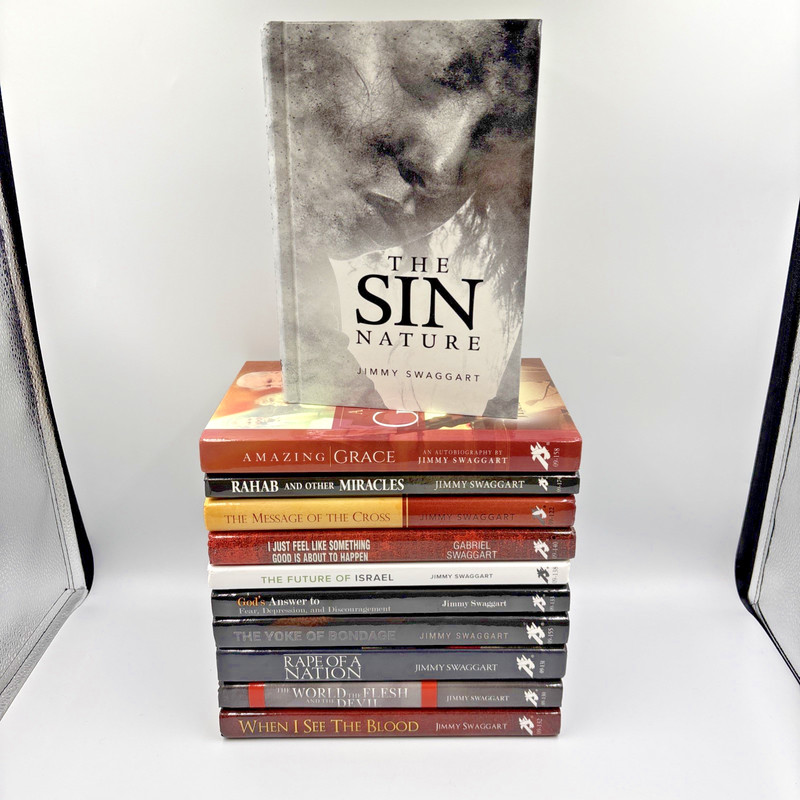 Jimmy Swaggart Ministries, Christian Book Lot of 11, Hardcover, Religious