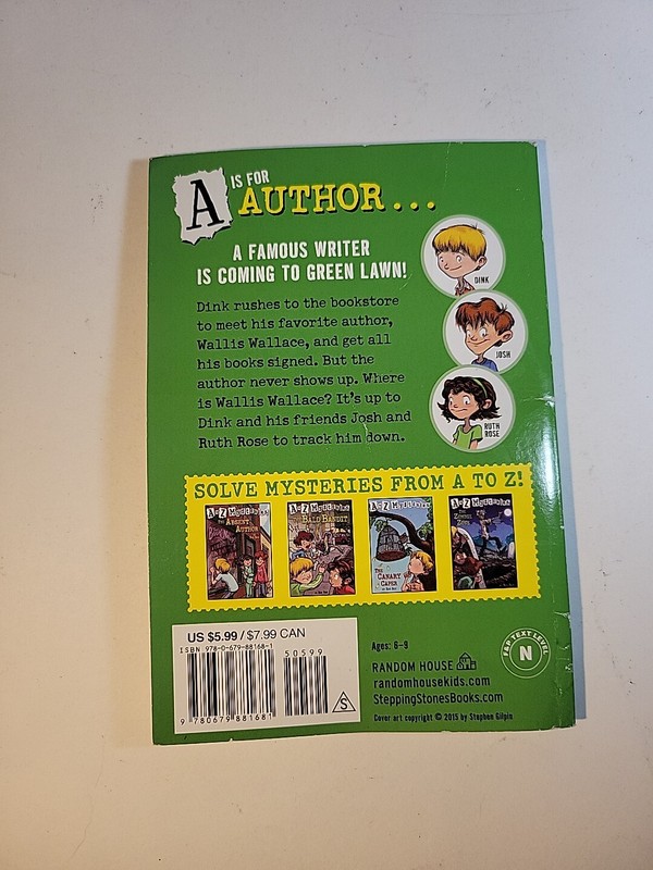 A to Z Mysteries Ser.: A to Z Mysteries : The Absent Author by Ron Roy (1997,... gallery