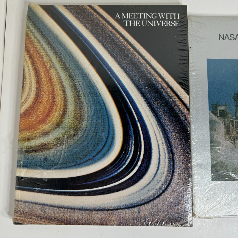 NASA A Meeting With The Universe Book Nasa The First 25 Years Book Lot Discover gallery