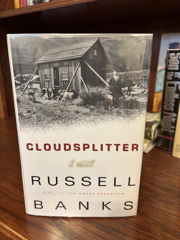 Cloudsplitter. Russell Banks. Signed 1st HC Ptg. Harper 1998. Fine Unread