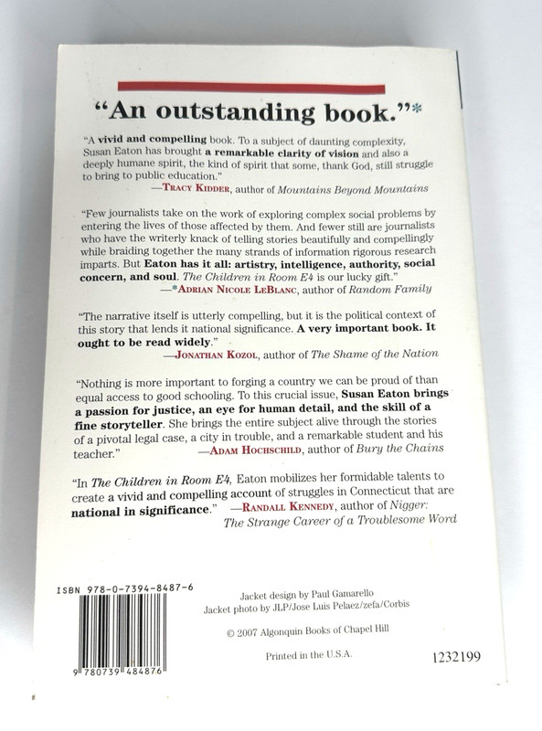 The Children In Room E4 American Education On Trial Susan Eaton 2006 1st Ed 395p gallery