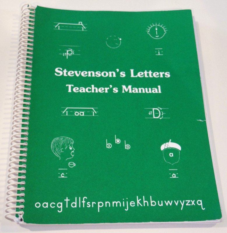 Stevenson’s Letters Teacher’s Manual Paperback Sound Symbol Phonemic – Used