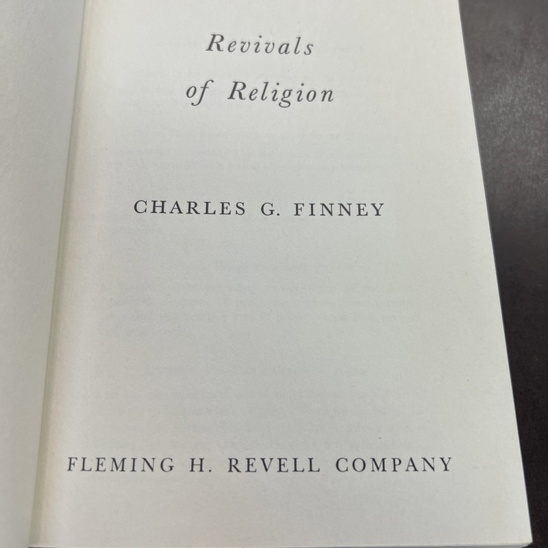 Revival Lectures by Charles G Finney | HC DJ gallery