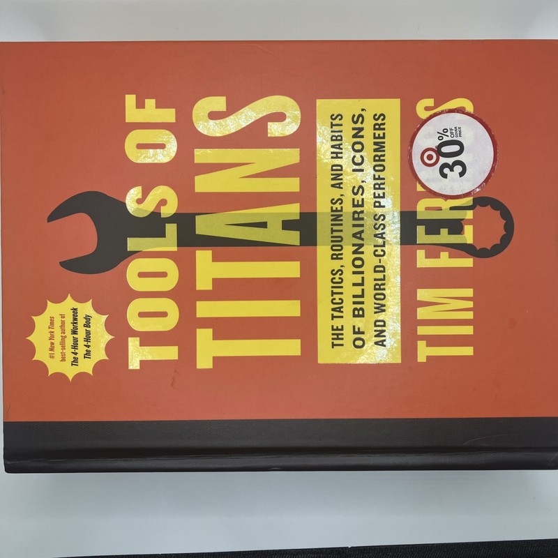 Tools of Titans, Tim Ferris, Hardcover Excelent Conditions Hard Cover