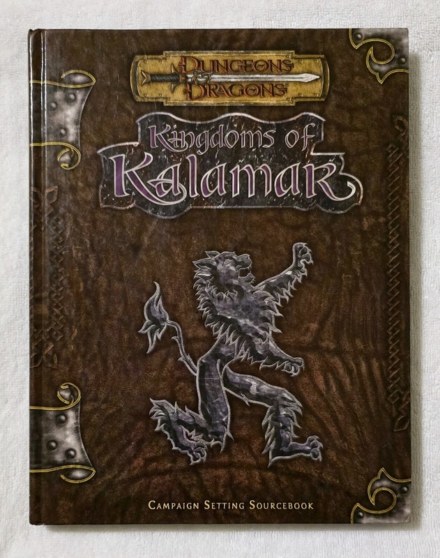 Kingdoms of Kalamar NO MAP Campaign Setting Sourcebook Dungeons & Dragons NO MAP