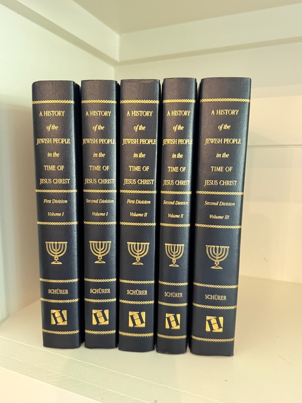 History of the Jewish People in the Time of Christ: 5 Vol Set ~ Emil Schurer NEW