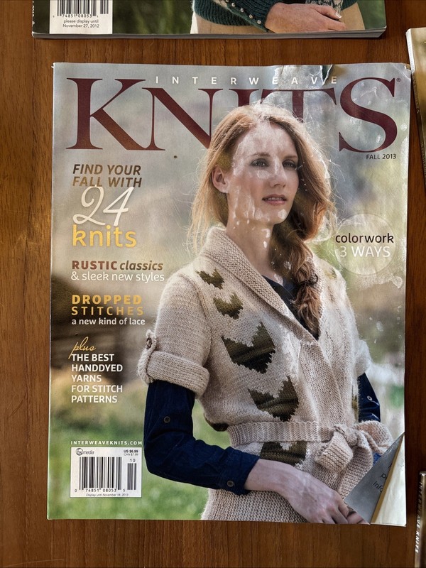 Interweave Knits Magazines 2012 - 2014 - Mixed Lot of 7 List In Description gallery