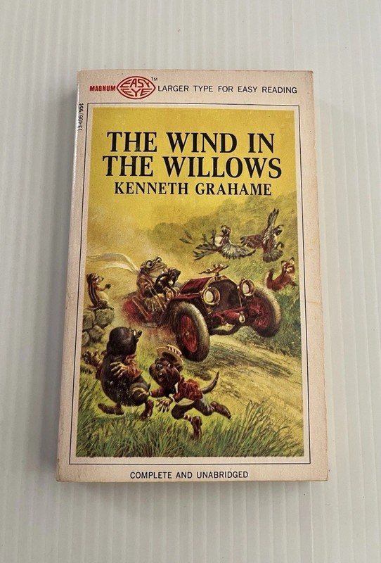 The Wind In The Willows by Kenneth Grahame (1967 Vintage Lancer Large Print PB)