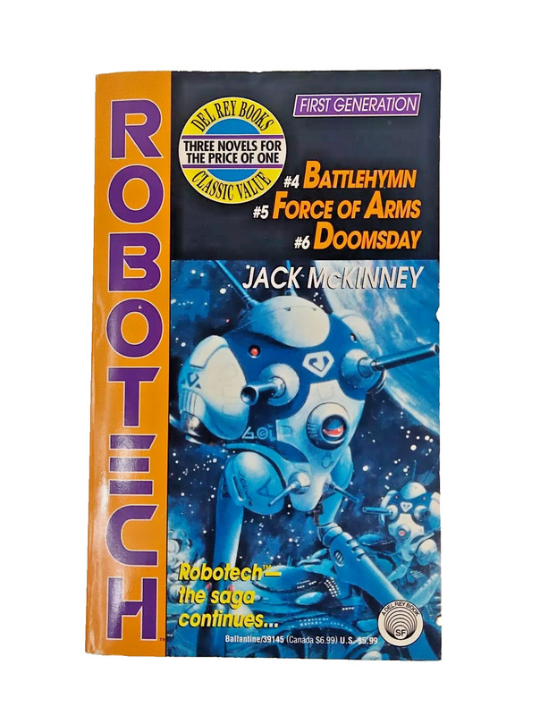 Robotech The Macross Saga Del Rey 1994 Jack McKinney Saga Continues (4-6) 3in1