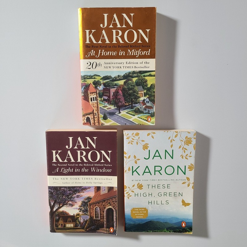 Jan Karon The Mitford Series 1 – 2 – 3 Paperback Bestseller Novel Fiction