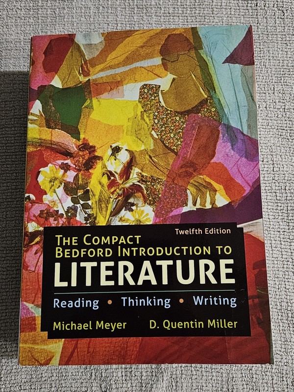 The Compact Bedford Introduction to Literature 12th Ed PB, Meyer Michael; Miller