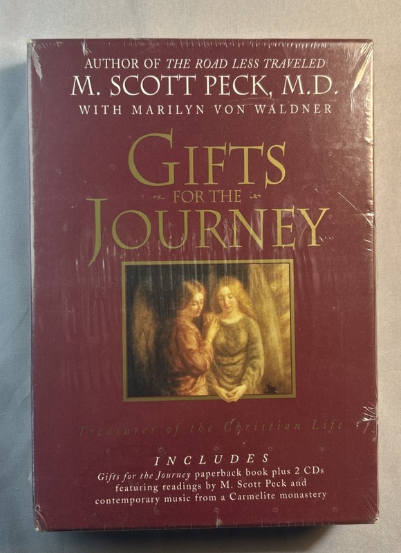 Gifts for the Journey M Scott Peck Sealed Book & 2 CDs Christian Complete Set