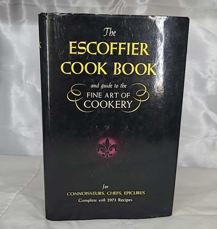 The Escoffier Cook Book by Auguste Escoffier with 2973 Recipes (1969 Hardcover)