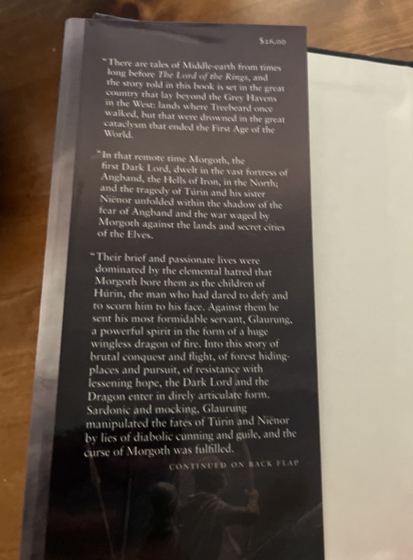 The Children Of Hurin By JRR Tolkien First Edition Hardcover 2007. gallery
