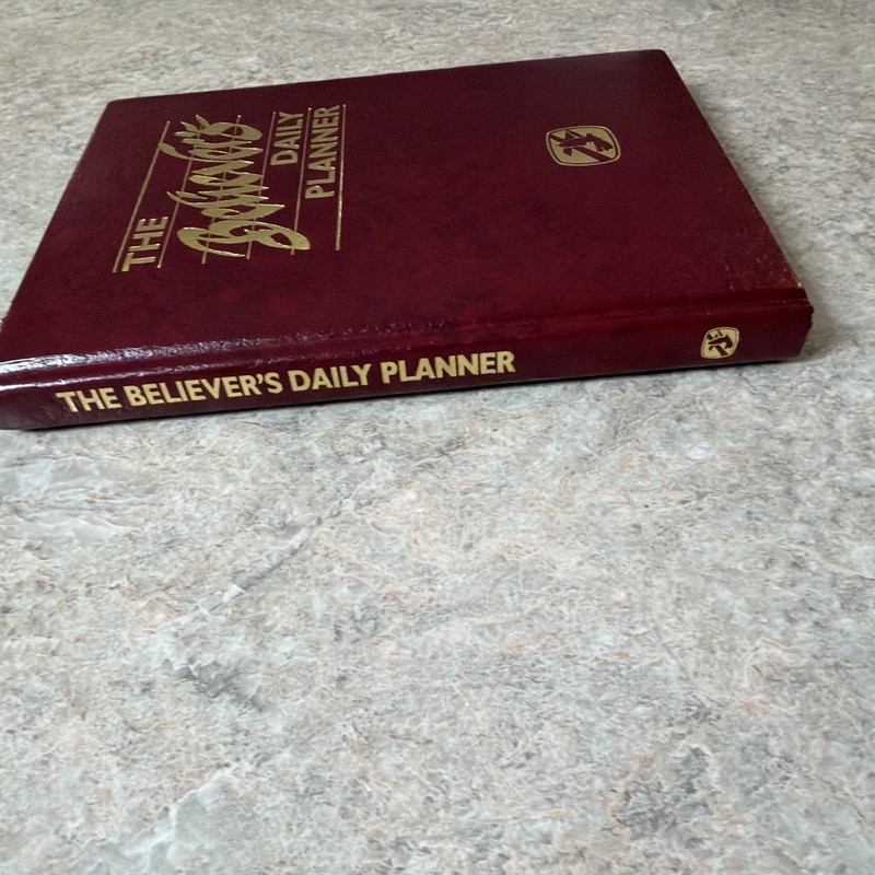 1986 The Believer’s Daily Planner Jimmy Swaggart Ministries Hardcover SEE NOTES gallery