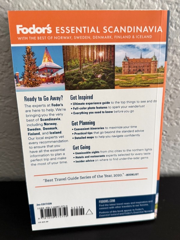 Fodor's Travel Essential Scandinavia Guide Book Map Brand New ISBN 9781640975750 gallery