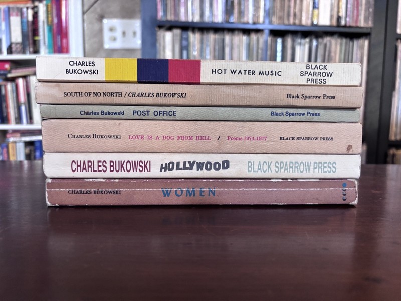 Charles Bukowski (5 Black Sparrow 1 Ecco book) Hot Water Music Post Office Women