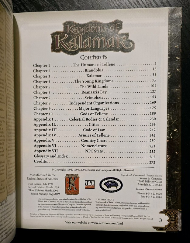 Kingdoms of Kalamar NO MAP Campaign Setting Sourcebook Dungeons & Dragons NO MAP gallery
