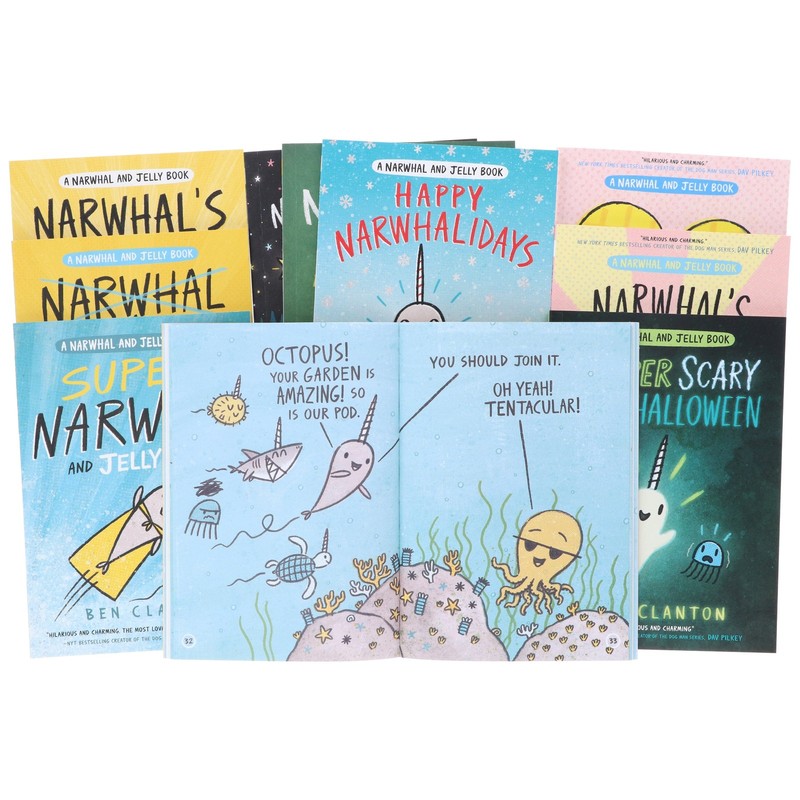 Narwhal and Jelly Series By Ben Clanton 10 Books Collection Set - Ages 4-8 - PB gallery