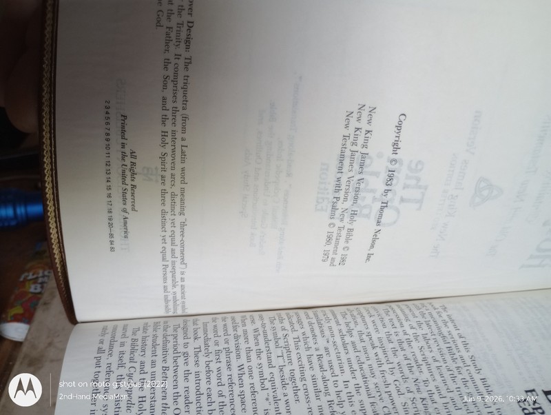 1983 NKJV HOLY OPEN BIBLE EXPANDED EDITION NELSON 456BR BROWN LEATHER BOOK gallery