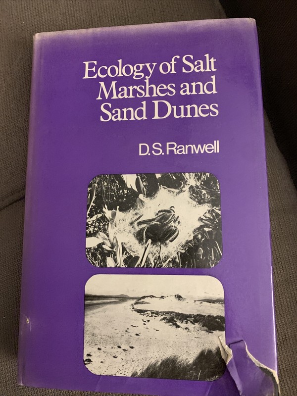 1975 Ecology of Salt Marshes and Sand Dunes hcdj by Ranwell 258 pages