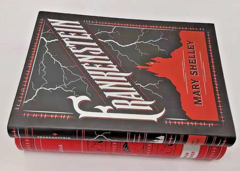 DRACULA by Bram Stoker FRANKENSTEIN by Mary Shelley Soft Leather Bound Brand NEW gallery
