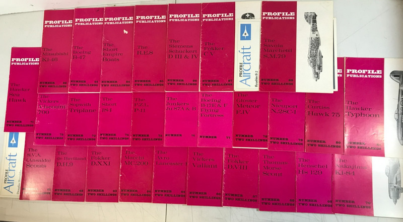 Profile Publications Vintage NO. 60-89 (lot of 30) PAM E-45