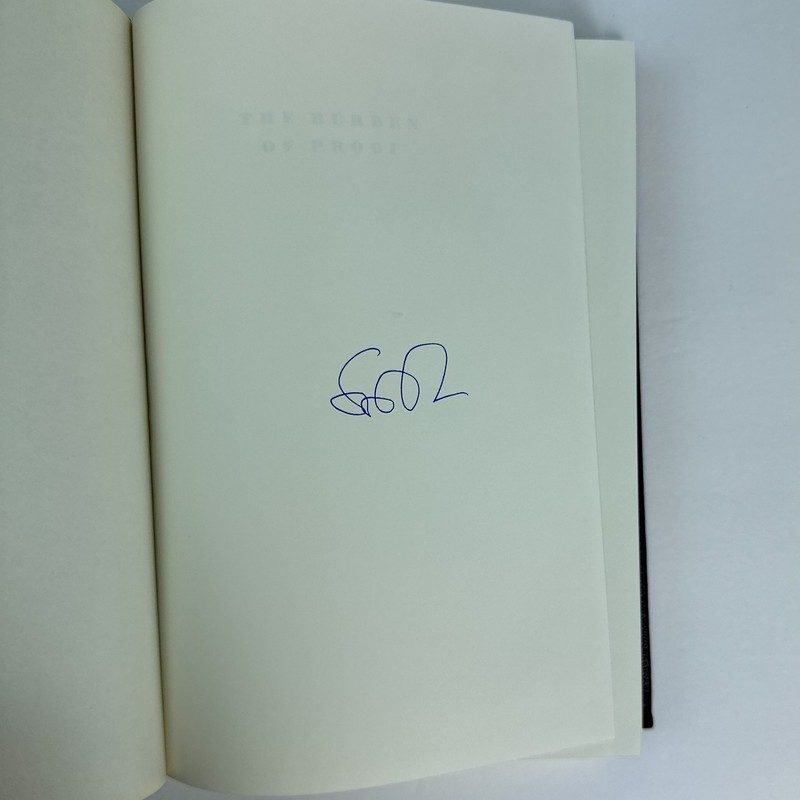 Franklin Library The Burden Of Proof Scott Turow 1990 Signed 1st Edition Leather gallery