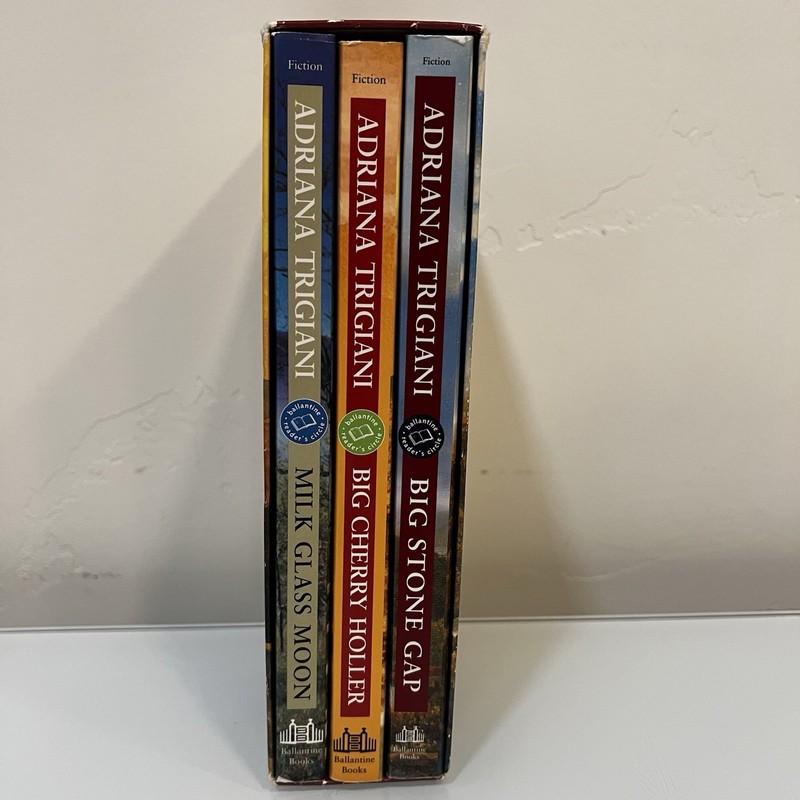 Adriana Trigiani Book Lot Big Stone Gap Cherry Holler Milk Glass Moon Paperback gallery