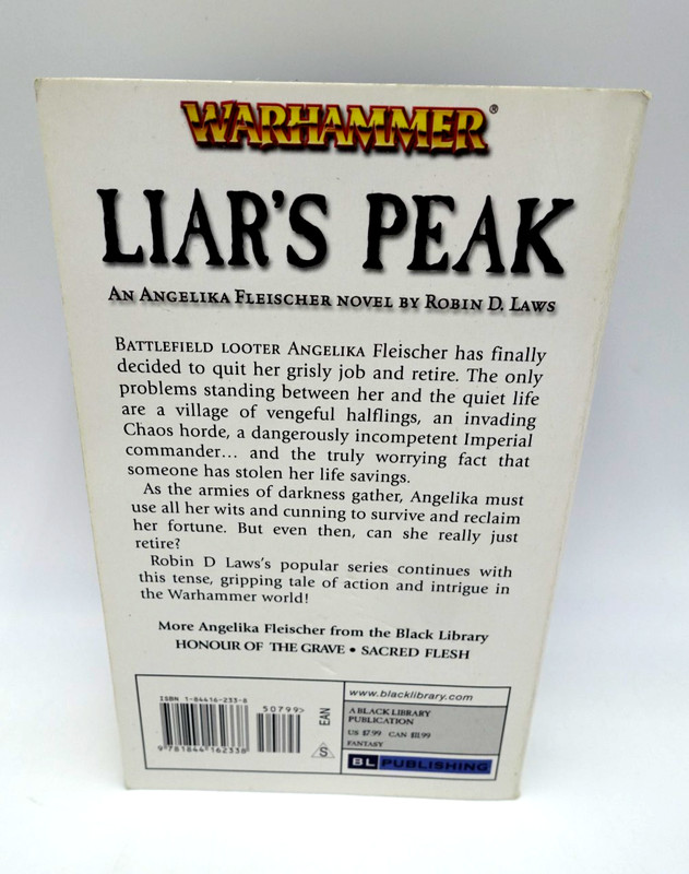 Liar's Peak (Warhammer) Paperback Book by Robin D. Laws 1st Print gallery