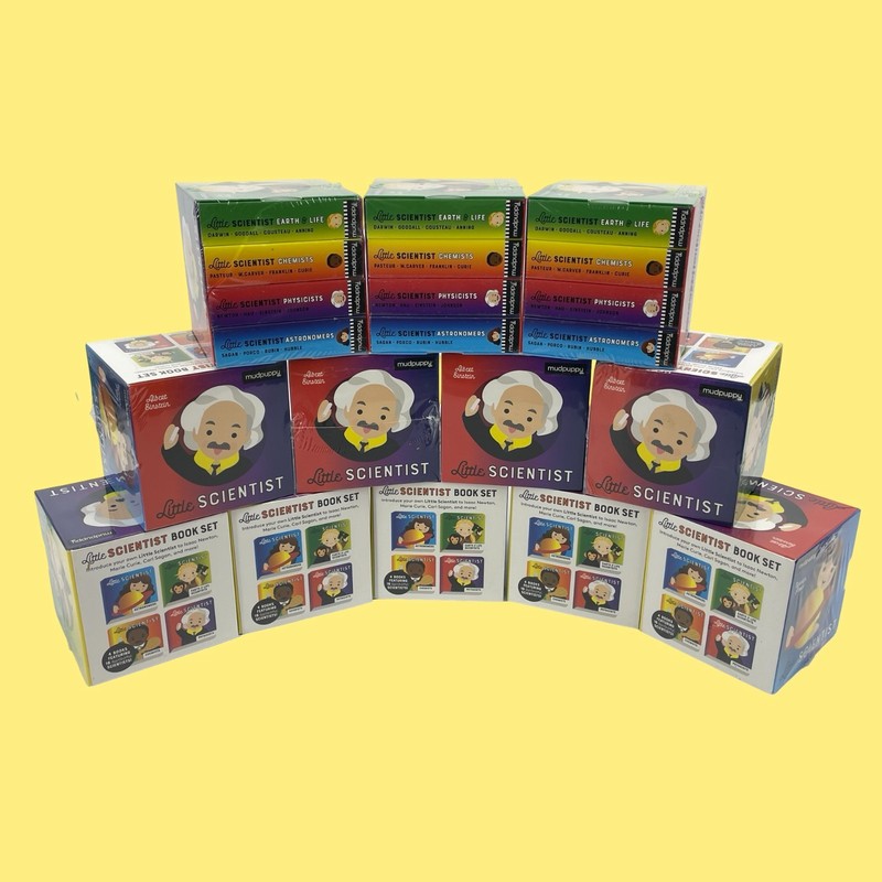 Lot of 12 Mudpuppy Little Scientist Board Book Set NEW #5707 z36b8