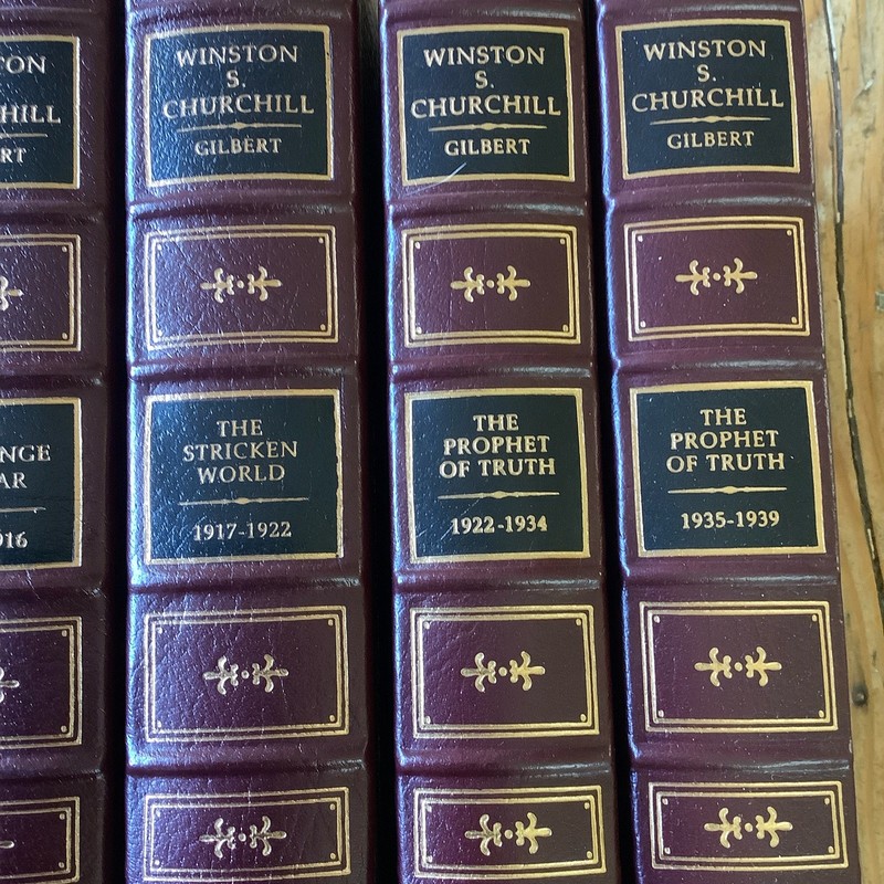 Winston S Churchill Easton Press 1994 Collector’s Edition Gilbert 12 Volumes gallery