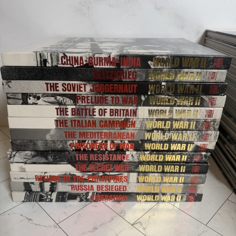 Time Life Books World War II Set of Books *Pick your Volumes* Red and Silver Vol gallery