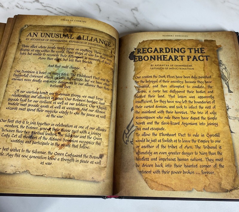 The Elder Scrolls: Tales Of Tamriel 2 Book Set - The Land and The Lore (no case) gallery