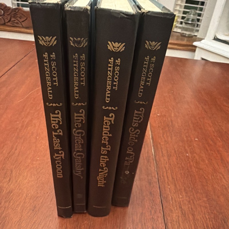 The Great Gatsby F. Scott Fitzgerald Hardcover Scribner's Vintage Lot Of 4 Book gallery