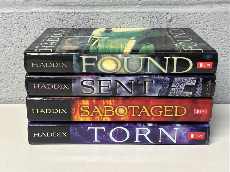 The Missing #1-4 Hardcover Margaret Peterson Haddix 4-Book Set Found Sent Torn