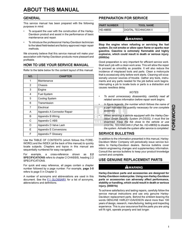 HARLEY-DAVIDSON VRSC V-Rod Models Service Manual 2013 - WIRE BOUND - COVERS gallery