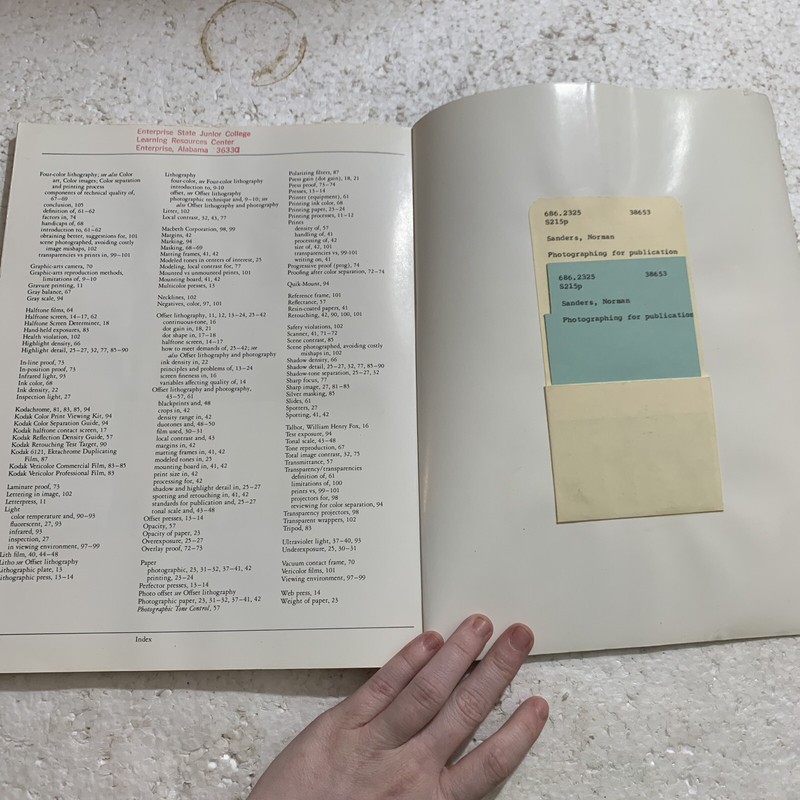 Photographing for Publication Norman Sanders 1983 R. R. Bowker Co gallery