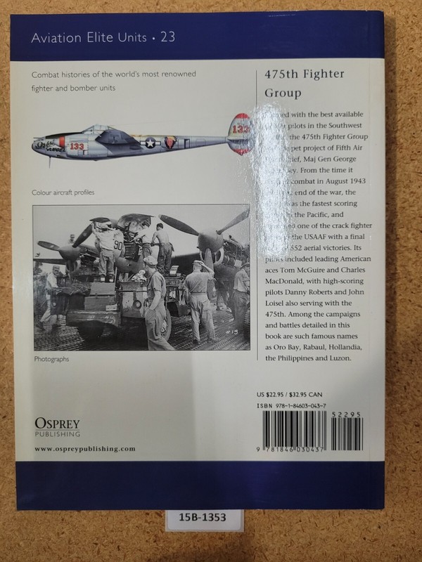 475th Fighter Group ~ John Stanaway OSPREY (Aviation Elite Units Book #23) gallery