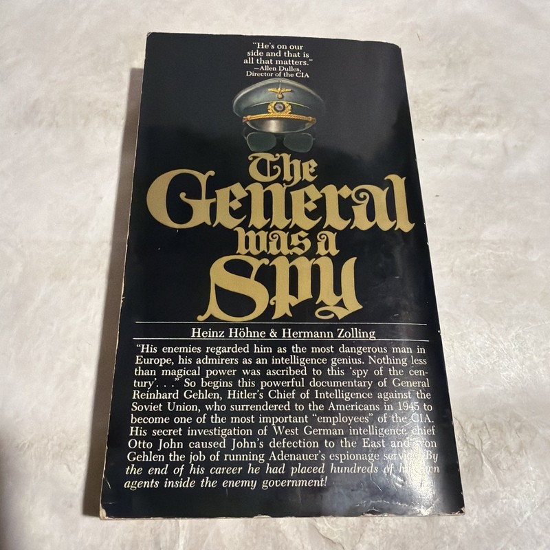 The General Was A Spy novel by Heinz Hohne & Herman Zolling 1973 gallery