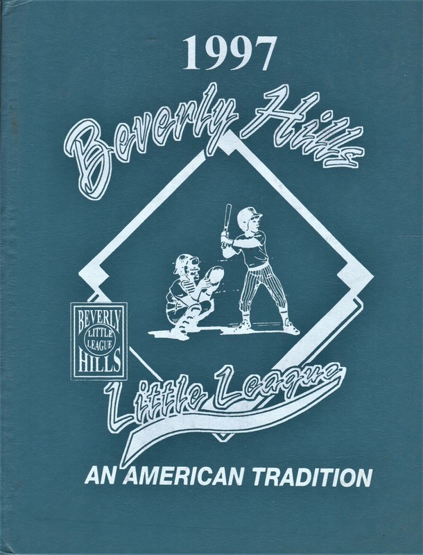 1997 Beverly Hills, CA Little League Book -Pictures & Names – Star Watching!