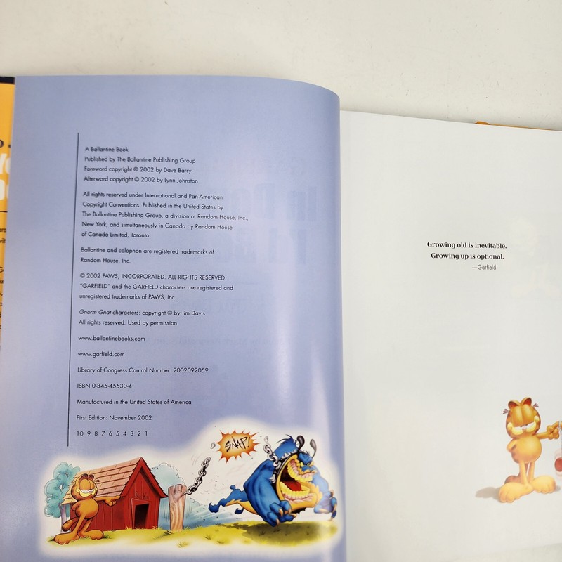 Vtg 2002 1st Ed Garfield at 25 In Dog Years I'd Be Dead Hardcover Book Jim Davis gallery