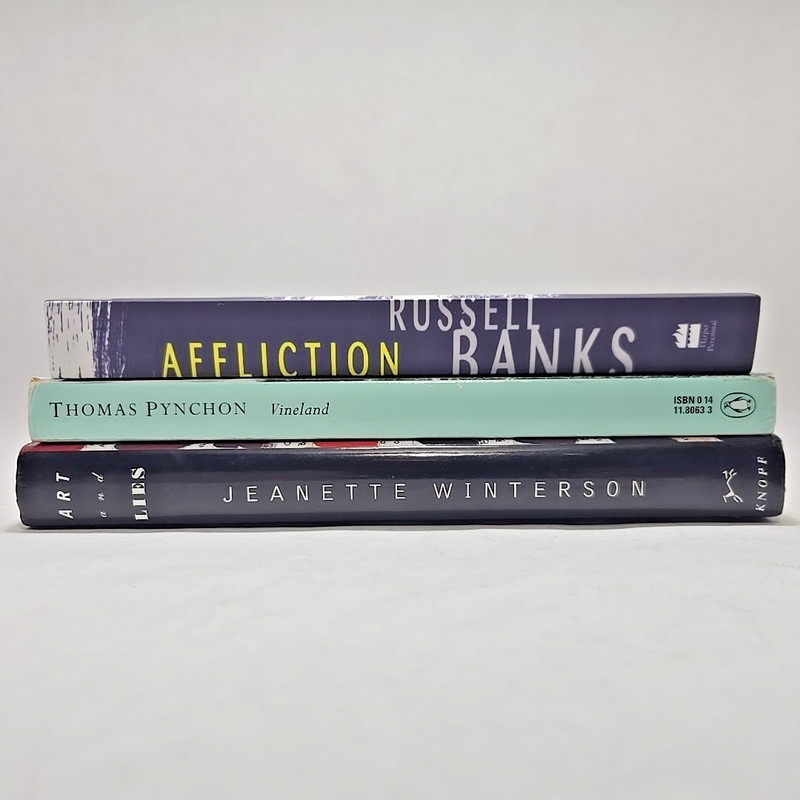 Thomas Pynchon Russell Banks Jeanette Winterson 3 Book Lot Vineland Affliction