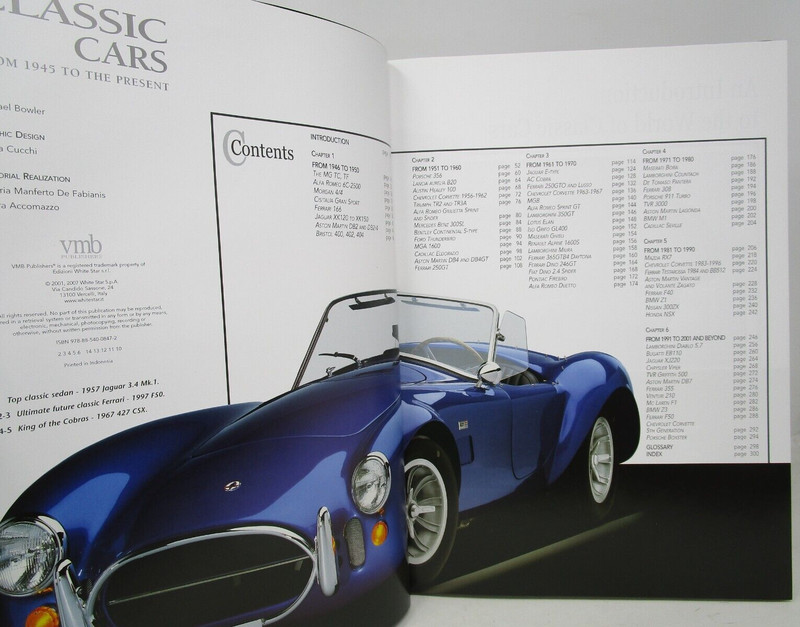 Classic Cars From 1945 To The Present by Michael Bowler 2007 gallery
