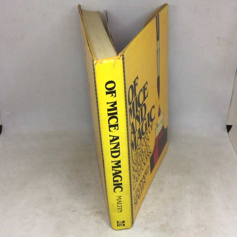 Vint 1980 Of Mice and Magic History of Animated Cartoons Leonard Maltin HC+DJ gallery